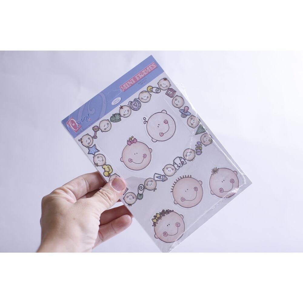 Baby Faces, Sticker Set, Mini Frames, 2001, Imaginations, Love, Fun
